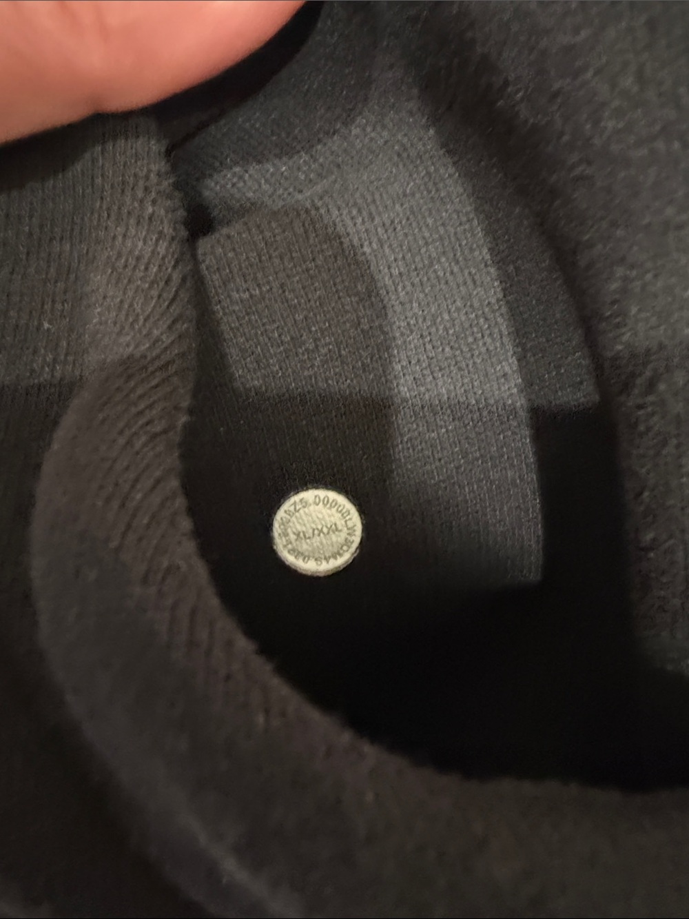Lululemon Scuba Black Half-Zip Hooded Women's Sweater XL/XXL - Picture 3 of 3